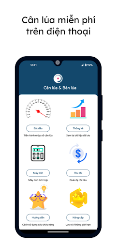 Android application Cân Lúa & Bán Lúa screenshort