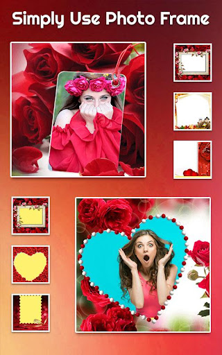 Rose Photo Frame Screen 2