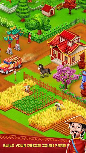 Asian Town Farm : Offline Village Farming Game captures d'écran apk mod pirater preuve 1