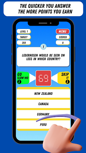 Swipivia - Quiz Game Screen 3