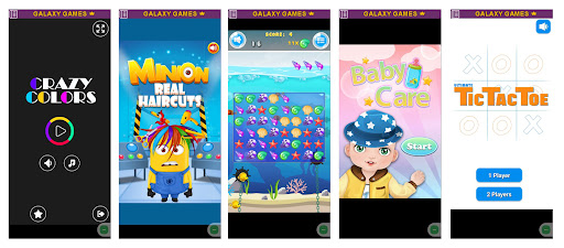 Mivina Galaxy Full Funny Games Screen 3