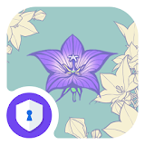 Purple Flower - AppLock Theme icon
