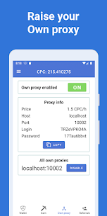Coin Mining – Mobile Proxies Mod Apk 3