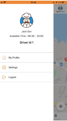 Here is Food Delivery Screen 2