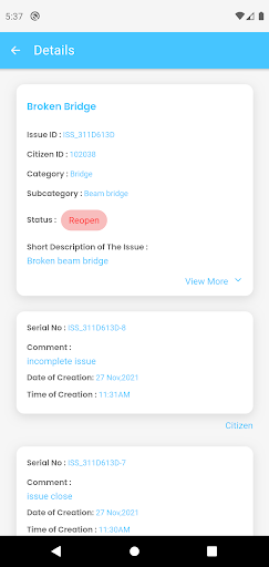 eDemocracy Tool Screen 2