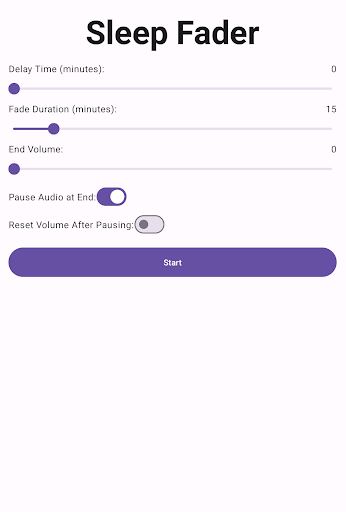 SleepFader Screen 3