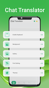 Chat translator keyboard