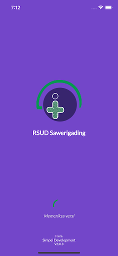 Android application Antrian RSUD Sawerigading screenshort