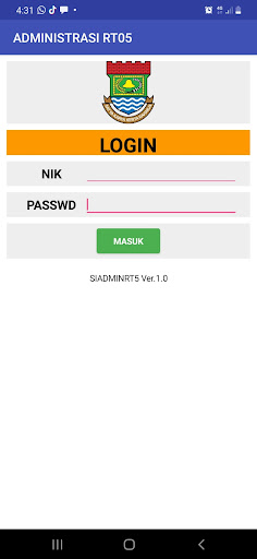 Android application SIADMINRT5 screenshort