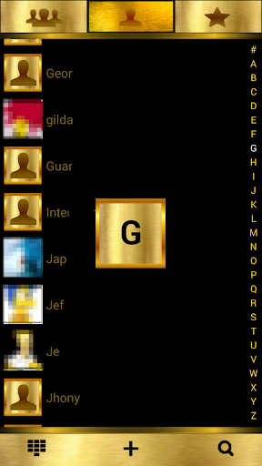 THEME METAL GOLD FOR EXDIALER