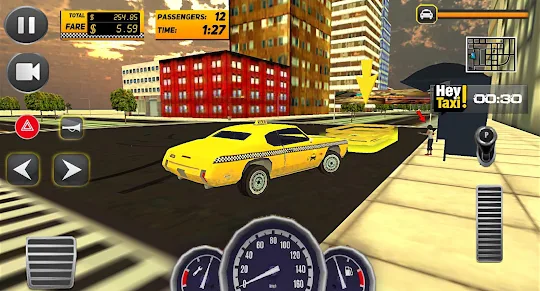 Extreme City Crazy Taxi Game