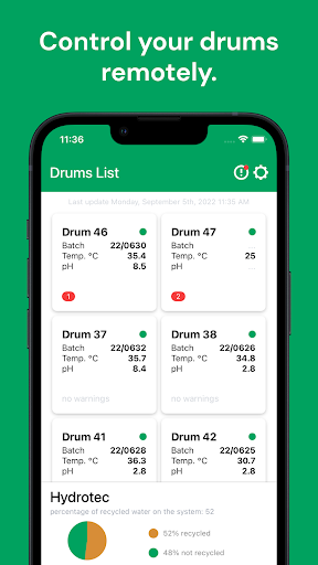 Android application JDrum screenshort