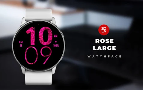 Rose Large Watch Face