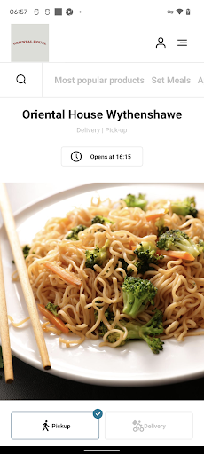 Android application Oriental House Wythenshawe screenshort