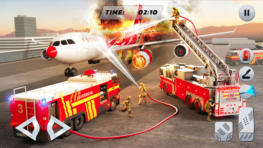 911 Airplane Fire Rescue Simulator Screenshot 2