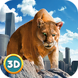 Angry Puma City Attack Sim icon