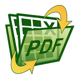 Spreadsheet to PDF icon