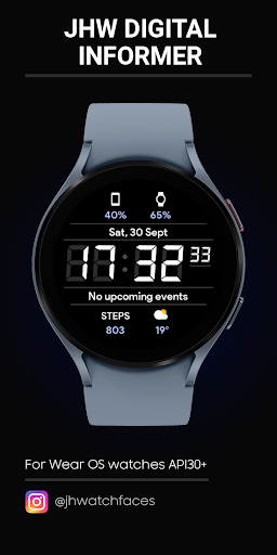 Android application JHW Digital Informer: Wear OS screenshort