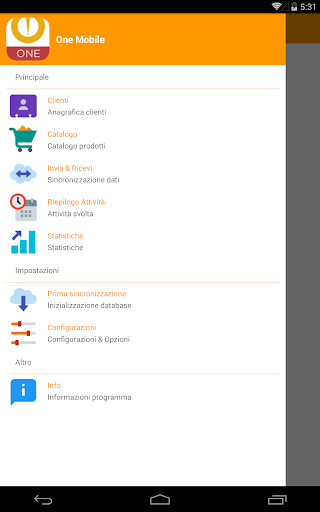Android application One Mobile screenshort