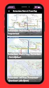Rotterdam Metro & Tram Map