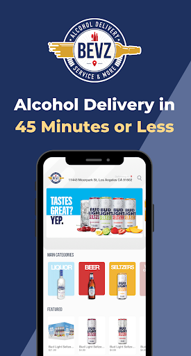 Android application BEVZ Delivery screenshort