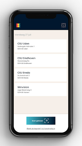 CSU cleaning app Screen 2