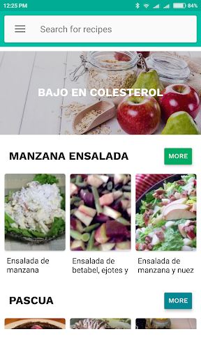 Recetas diabéticos, rastreador Captura de Pantalla de la Aplicación Android 3