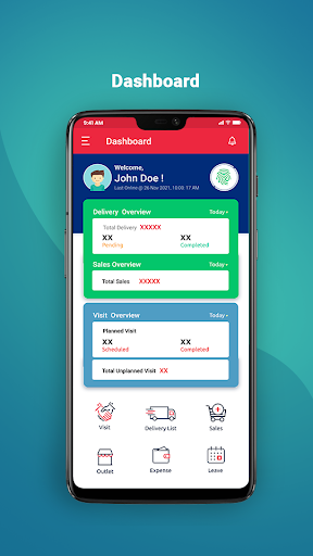 Android application Salesfokuz Oxyrich screenshort