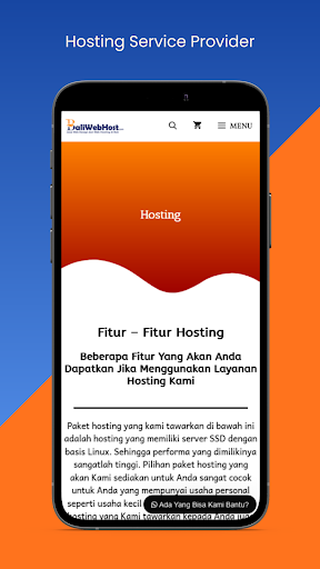 Bali Web Host Screen 2