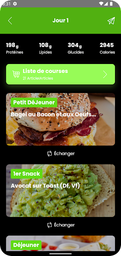 Body Boost App Screen 2