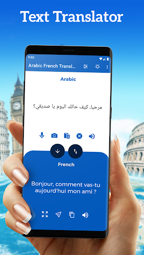 Android application Arabic French Translator screenshort