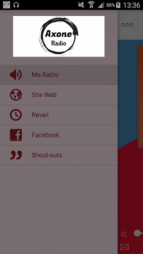 Axone radio Screen 2