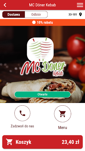 Android application MC Döner Kebab screenshort