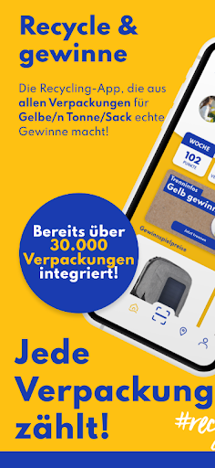 Android application RecycleMich: Recycle & gewinne screenshort