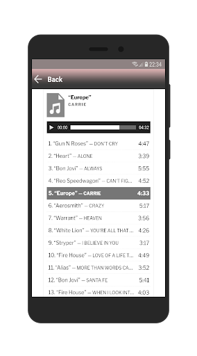 70s 80s Love Songs MP3 Screenshot 4 - AppWisp.com