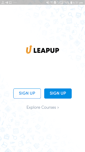Android application LeapUp - Upgrade Your Skills screenshort