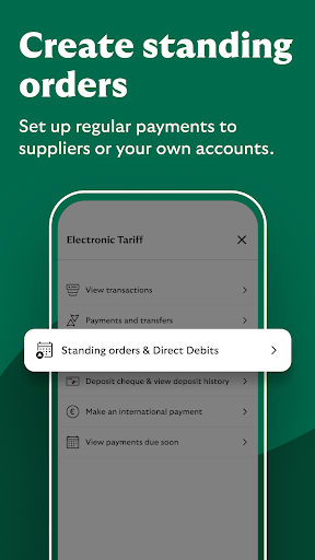 Screenshot of Lloyds Business Banking app