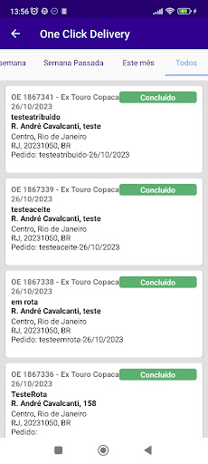 One Click Delivery Screen 3