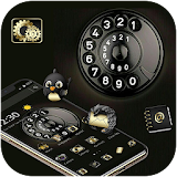Black Business Delicate Telephone Theme icon
