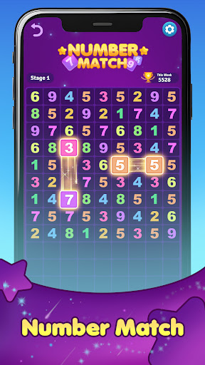 Android application Number Match : Ten Pair Puzzle screenshort