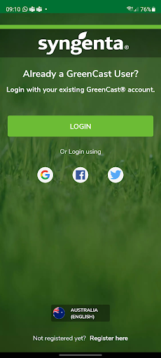 Android application Syngenta Turf App screenshort