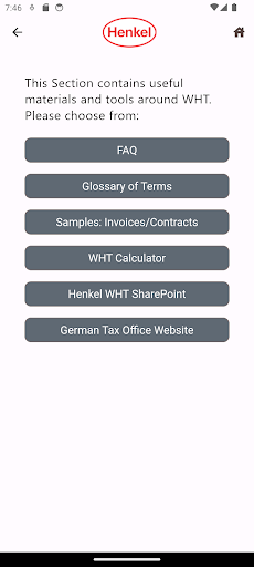 WHTax Screen 3