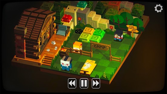 Slayaway Camp: Екранна снимка на пъзела на ужасите