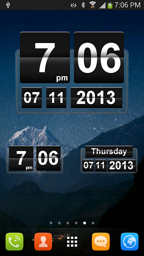 Retro Clock Widget Screen 2