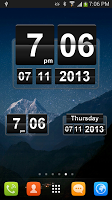 screenshot of Retro Clock Widget