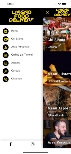 Livigno Food Delivery Screen 2
