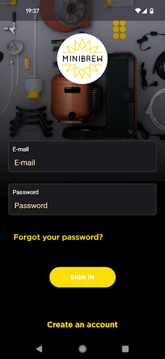 Android application MiniBrew screenshort