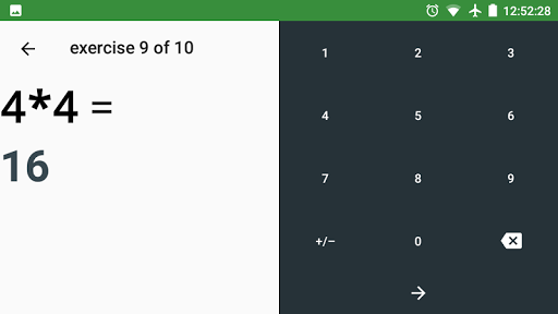 Exercise Calculator — Improve Screen 3