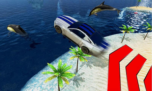 Beach Water Surfer Car Stunt Screenshot 3 - AppWisp.com