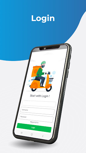 Android application e-Delivery screenshort